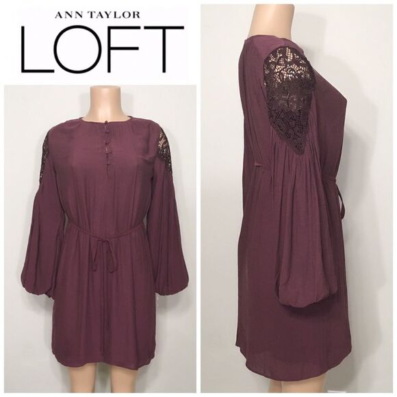 Burgundy shift dress. NWOT - Picture 2 of 7